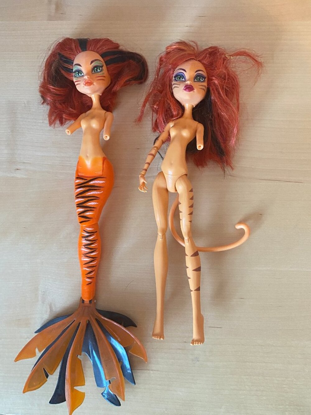 Monster High Doll Toralei TLC Lot Great Scarrier Reef Coffin Bean